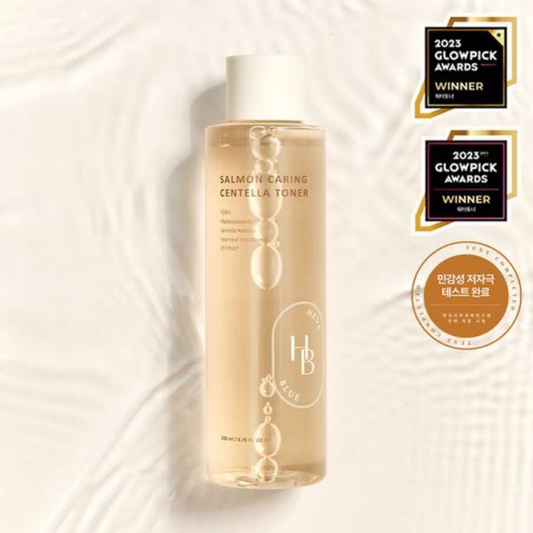 韩国HeveBlue三文鱼子PDRN积雪草爽肤水补水保湿舒缓抗氧化正品