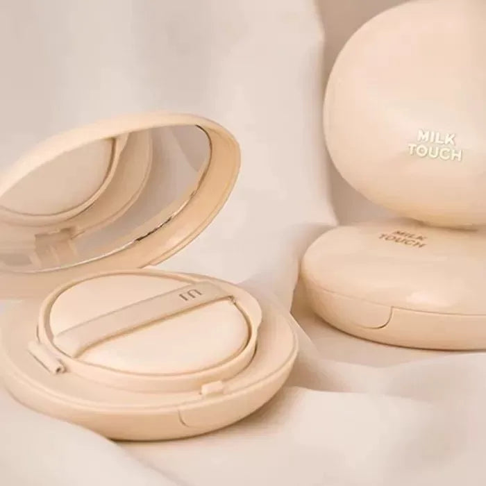 韩国MilkTouch雾面半哑光定妆气垫轻薄控油持久遮瑕提亮肤色正品