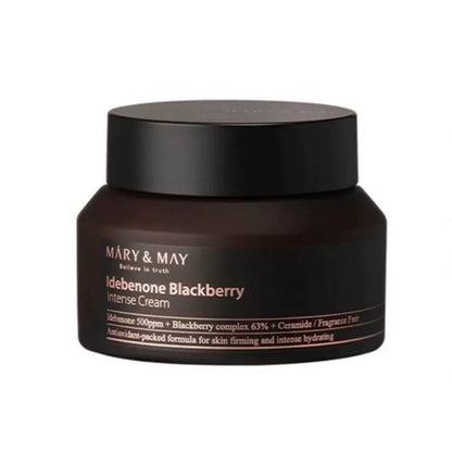 韩国Marynmay媄茵雅艾地苯黑莓保湿面霜滋润紧致抗衰老70g正品