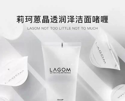 韩国Lagom莉珂蒽氨基酸洗面奶洁面啫喱清爽温和水润收缩毛孔正品