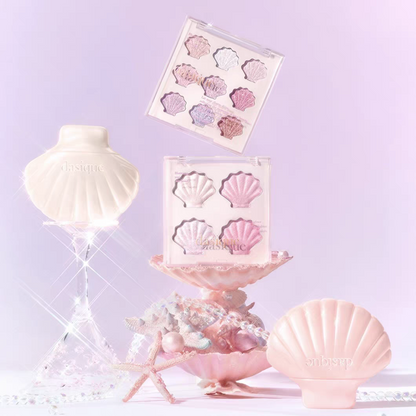 韩国Dasique代曦可贝壳人鱼九色眼影盘持久不飞粉甜美可爱正品