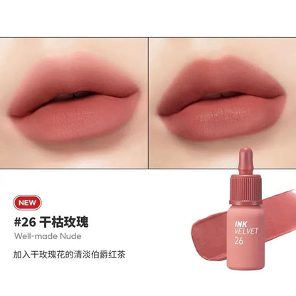 韩国PERIPERA菲丽菲拉空气丝绒唇釉哑光持久易上色显色百搭正品