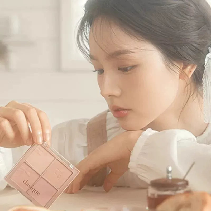 韩国Dasique代曦可无花果坚果系列九色眼影盘四色腮红盘自然正品