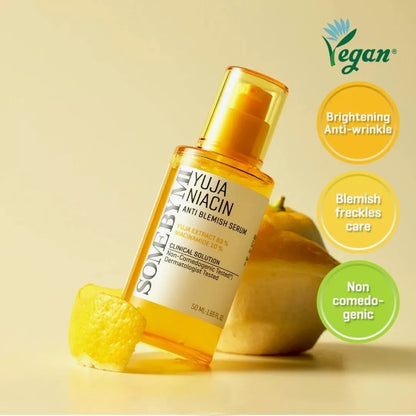 韩国somebymi莎柏蜜烟酰胺柚子亮白精华保湿淡斑抗氧化舒缓正品