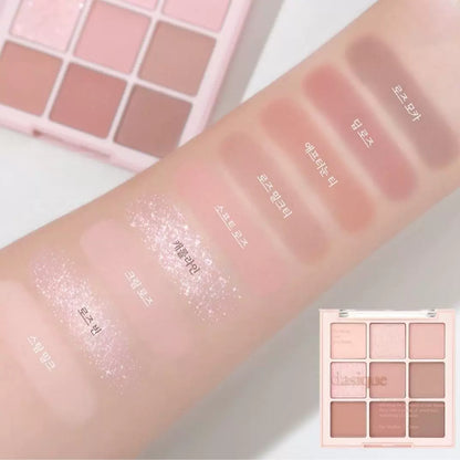 韩国新品Dasique玫瑰奶茶系列九色眼影盘持久不飞粉显色百搭正品