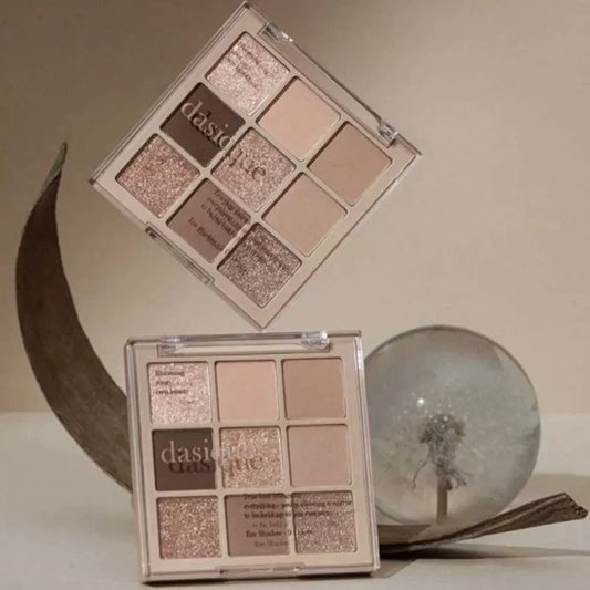 韩国DASIQUE代曦可九色眼影盘珠光哑光持久不飞粉消肿百搭10正品