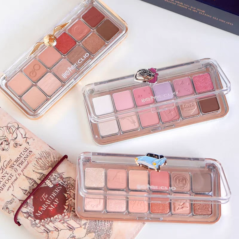 韩国Clio新品哈利波特联名款12色眼影盘持久不飞粉显色甜美正品