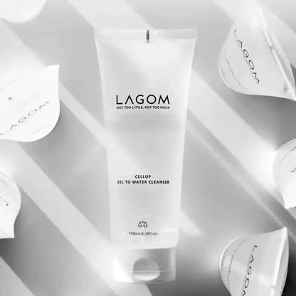 韩国Lagom莉珂蒽氨基酸洗面奶洁面啫喱清爽温和水润收缩毛孔正品