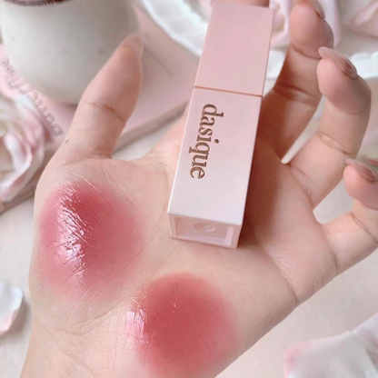 韩国DASIQUE代曦可玫瑰奶茶唇釉镜面玻璃水光持久滋润不掉色正品