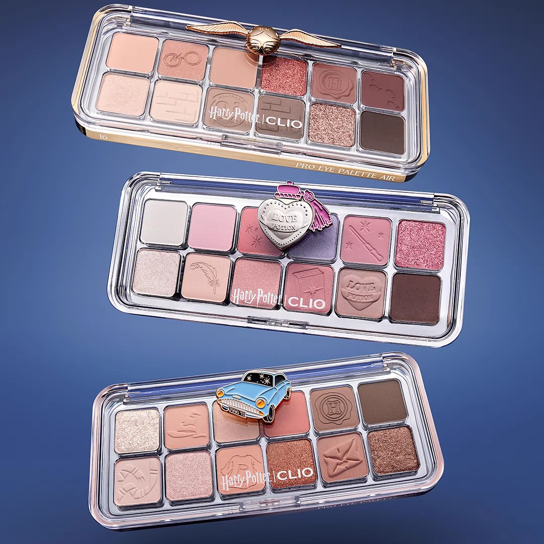 韩国Clio新品哈利波特联名款12色眼影盘持久不飞粉显色甜美正品