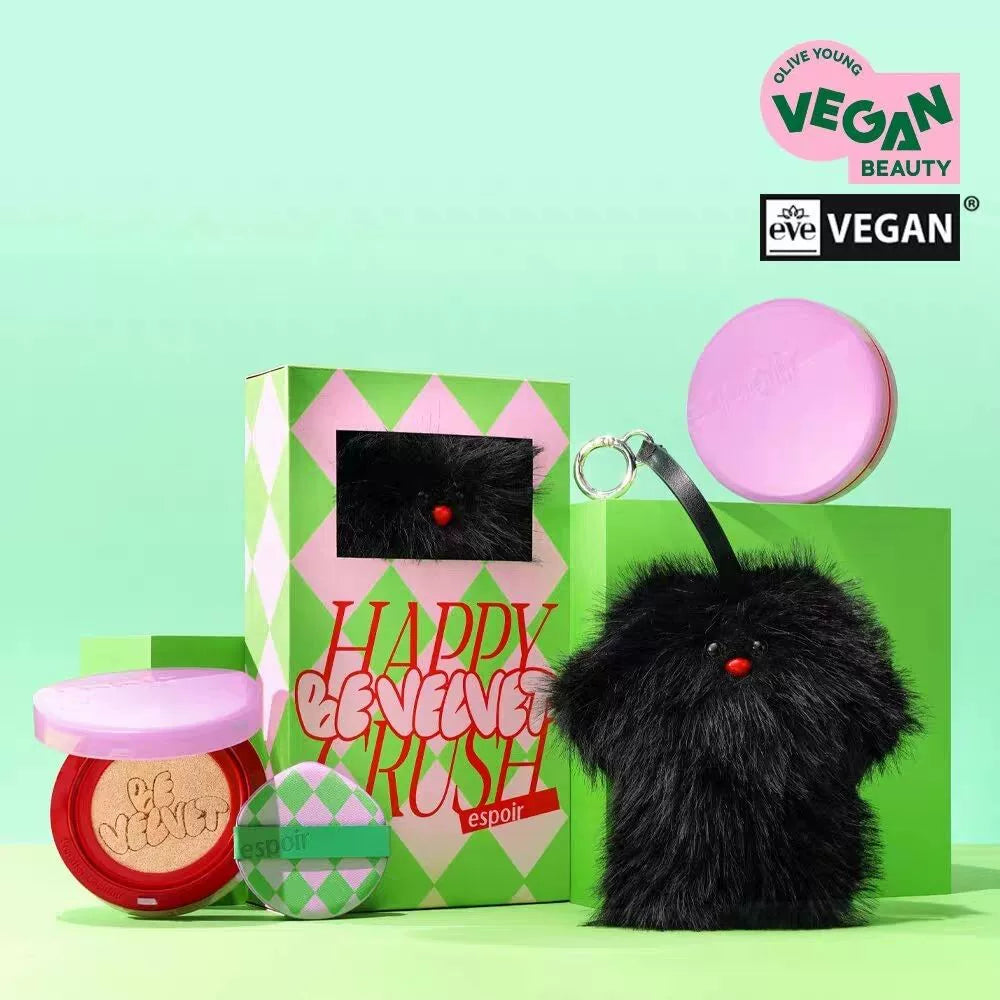 韩国Espoir艾丝珀丝绒无暇气垫柔雾持久遮瑕不脱妆提亮防晒正品