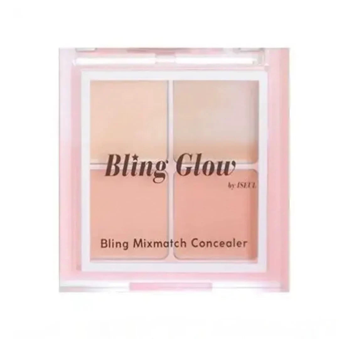 韩国bling glow四色遮瑕超级水润持久覆盖黑眼圈痘印化妆师推荐