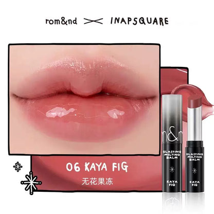 韩国Romand酷黑限定联名款水光晶冻口红果冻唇膏持久易上色正品