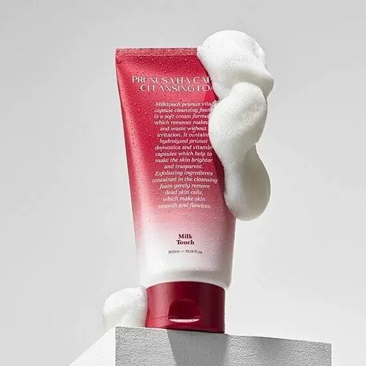 韩国Milktouch西洋李维他命膠囊洗面奶深层清洁收毛孔300ml正品