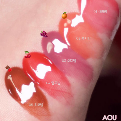韩国Aou宋智雅推荐水光丰盈唇膏润唇膏淡化唇纹嘟嘟唇送唇扫正品