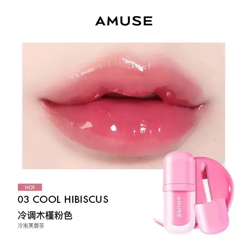 韩国Amuse Bebe张元英同款慕斯水光唇釉水润丰唇唇蜜可爱百搭正品