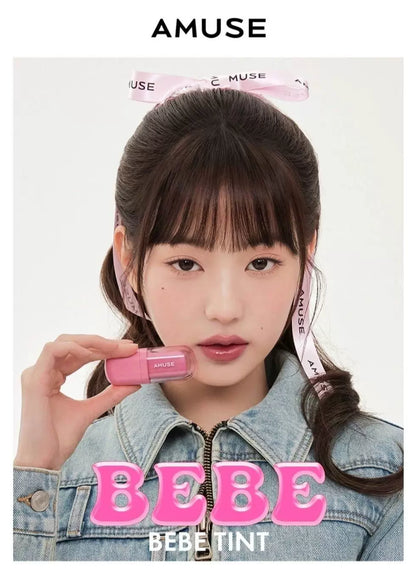 韩国Amuse Bebe张元英同款慕斯水光唇釉水润丰唇唇蜜可爱百搭正品