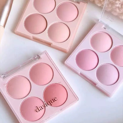 韩国Dasique代曦可冰淇淋系列四色腮红盘自然哑光蜜桃膨胀色正品