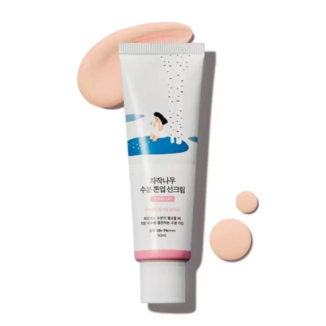 韩国ROUNDLAB独岛白桦树防晒霜防紫外线水润保湿提亮肤色男女正品