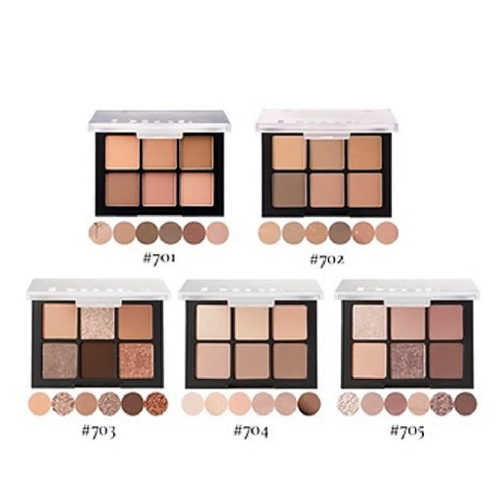 韩国Dinto文佳瑛同款六色眼影盘哑光珠光显色705/704/701正品