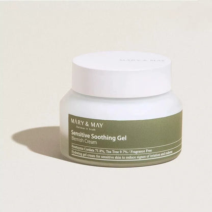 韩国Marynmay媄茵雅鱼腥草茶树舒缓面霜清爽保湿滋润敏感痘肌正品