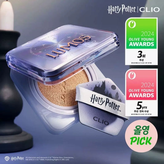 韩国Clio新品哈利波特无暇气垫轻薄持久遮瑕美白水光不脱妆正品