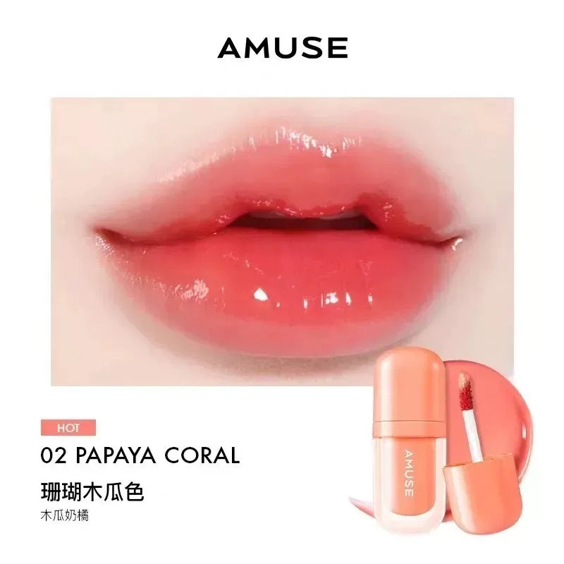 韩国Amuse Bebe张元英同款慕斯水光唇釉水润丰唇唇蜜可爱百搭正品