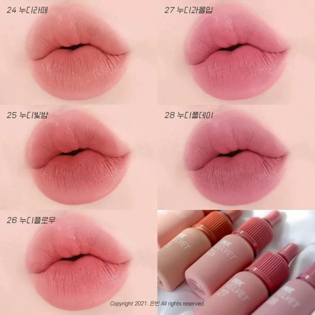 韩国PERIPERA菲丽菲拉空气丝绒唇釉哑光持久易上色显色百搭正品