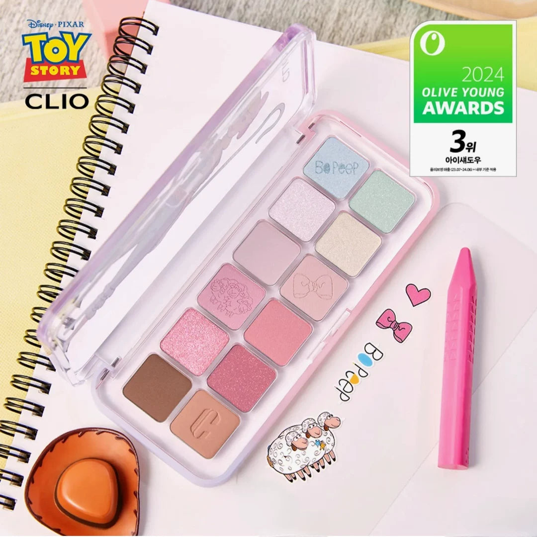 韩国Clio珂莱欧玩具总动员联名款眼影盘持久不晕染百搭爆款正品
