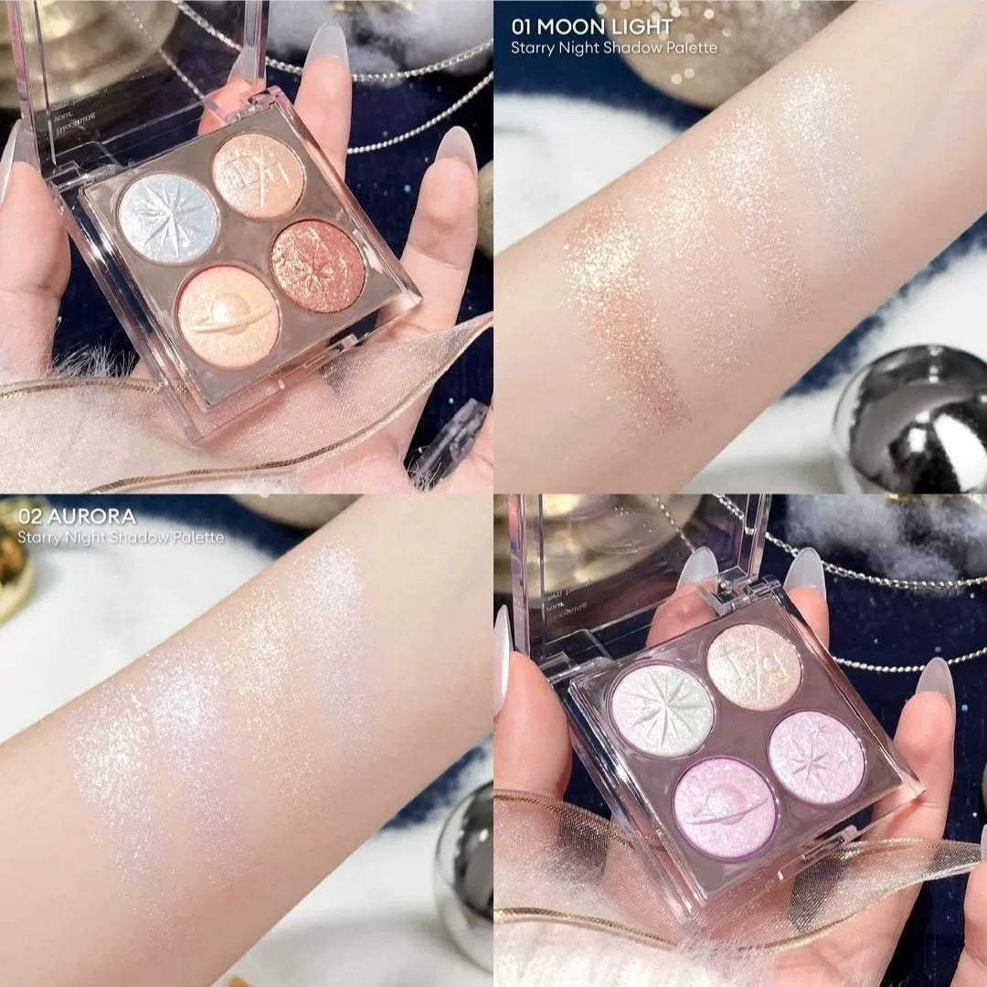 韩国Dasique代曦可圣诞限定眼影星空碎钻持久不飞粉高颜值正品