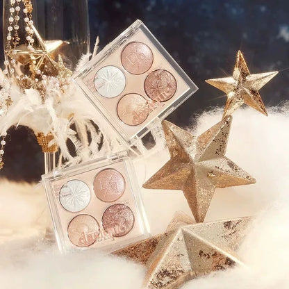 韩国Dasique代曦可圣诞限定眼影星空碎钻持久不飞粉高颜值正品