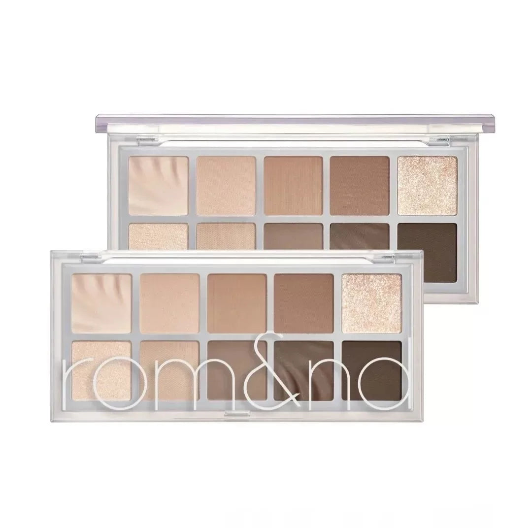 韩国Romand柔魅得花园系列十色眼影盘消肿持久易上色不飞粉正品