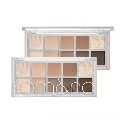 韩国Romand柔魅得花园系列十色眼影盘消肿持久易上色不飞粉正品