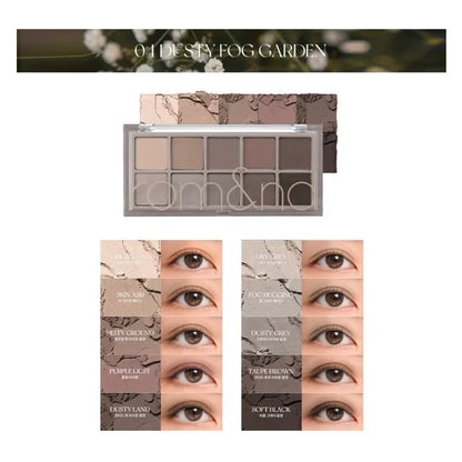 韩国Romand柔魅得花园系列十色眼影盘多色持久不脱妆高颜值正品