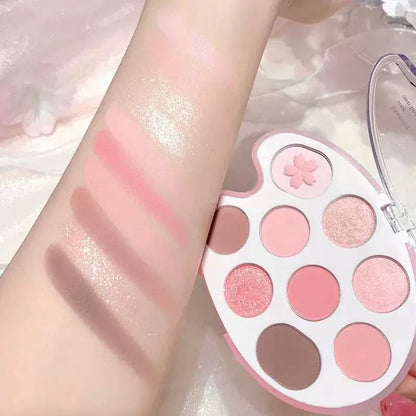 韩国Dasique代曦可新品樱花Blossom九色眼影盘持久不脱妆显色正品