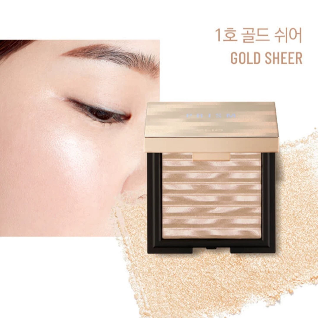 韩国Clio珂莱欧钻石高光提亮立体修容平替生姜香槟粉水光肌正品