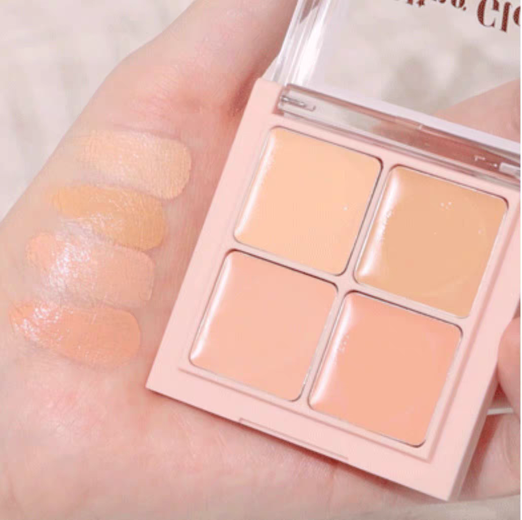 韩国bling glow四色遮瑕超级水润持久覆盖黑眼圈痘印化妆师推荐