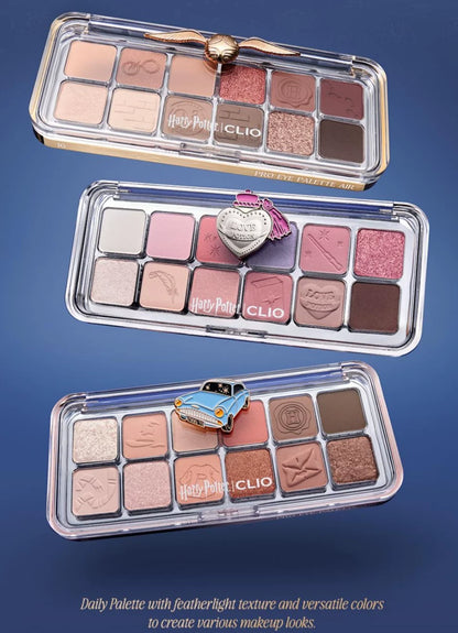 韩国Clio新品哈利波特联名款12色眼影盘持久不飞粉显色甜美正品