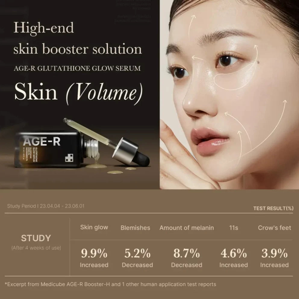 韩国Medicube AGE-R谷胱甘肽焕彩安瓶保湿紧致淡斑提亮抗皱正品