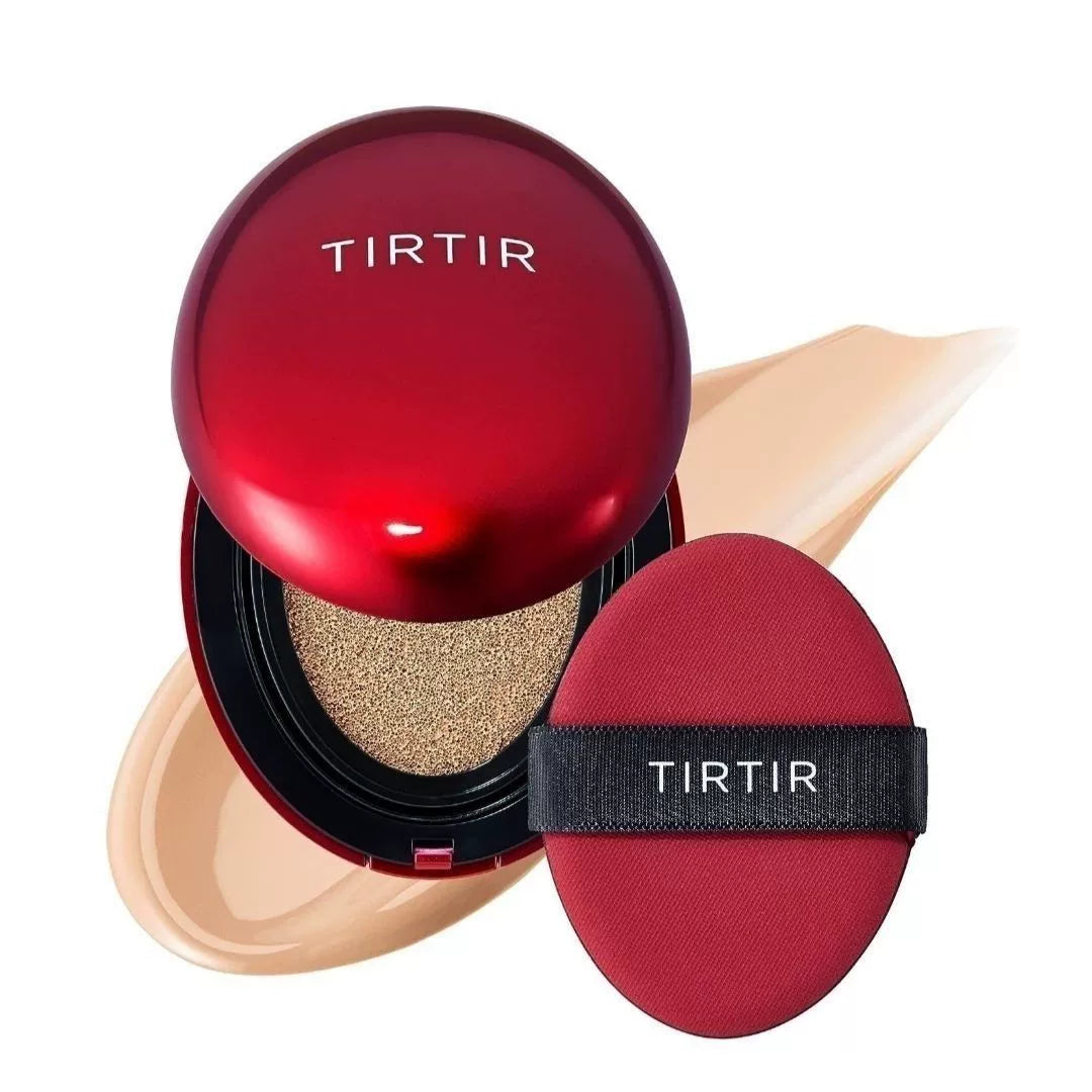 韩国Tirtir红色光采定妆气垫持久遮瑕提亮防晒不脱妆敏感肌正品