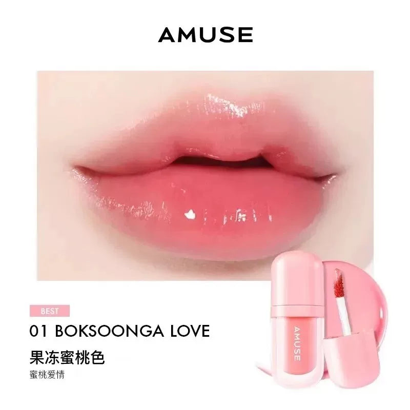 韩国Amuse Bebe张元英同款慕斯水光唇釉水润丰唇唇蜜可爱百搭正品