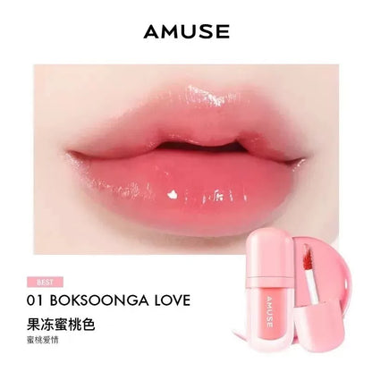 韩国Amuse Bebe张元英同款慕斯水光唇釉水润丰唇唇蜜可爱百搭正品