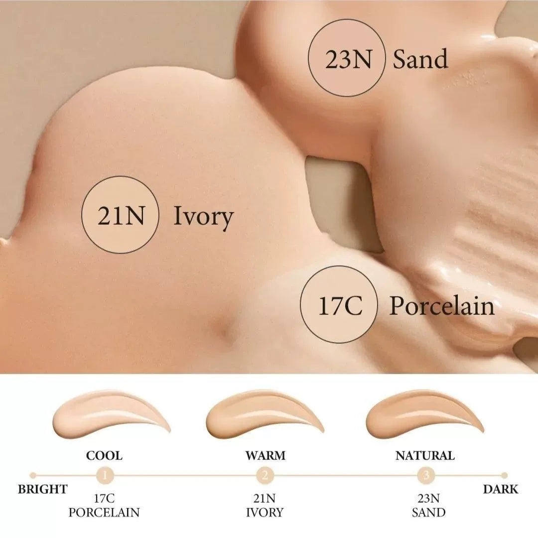 韩国新品TIRTIR水晶钻石银色气垫持久遮瑕提亮滋润防晒不脱妆正品