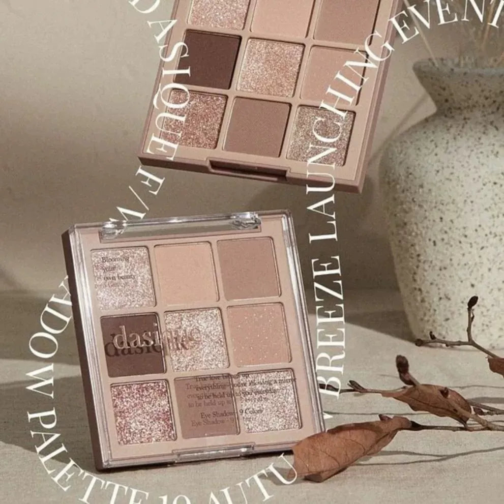 韩国DASIQUE代曦可九色眼影盘珠光哑光持久不飞粉消肿百搭10正品