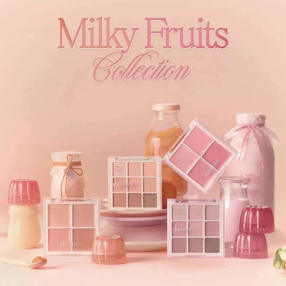 韩国Dasique代曦可果汁牛奶雾面四色腮红持久显气色元气百搭正品