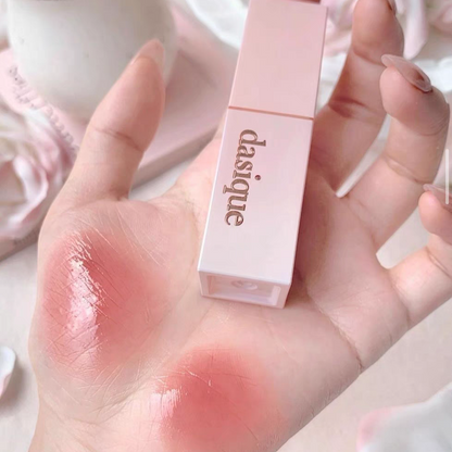 韩国DASIQUE代曦可玫瑰奶茶唇釉镜面玻璃水光持久滋润不掉色正品