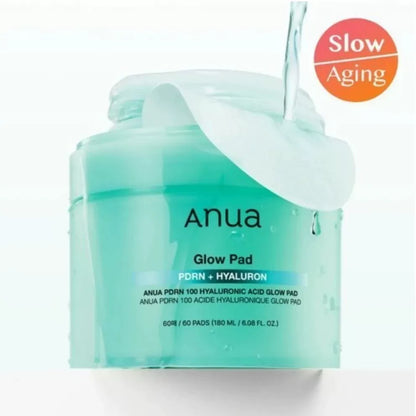 韩国Anua三文魚PDRN透明质酸爽肤棉片深层保湿水润提亮肤色正品