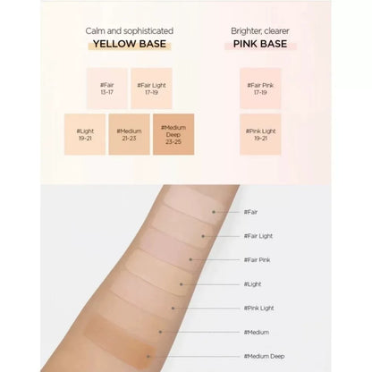 韩国Jungsaemmool郑瑄茉气垫持久遮瑕裸肤不脱妆自然亮泽防晒正品