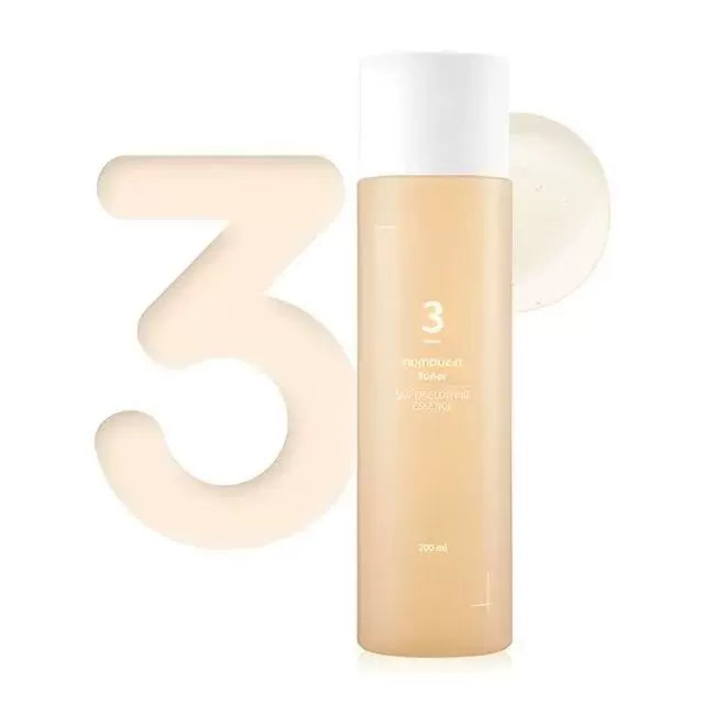 韩国Numbuzin数字3号酵母精华爽肤水润泽保湿提亮收毛孔抗皱正品