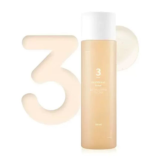 韩国Numbuzin数字3号酵母精华爽肤水润泽保湿提亮收毛孔抗皱正品